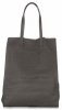 Bőr táska shopper bag Vittoria Gotti grafit V8622